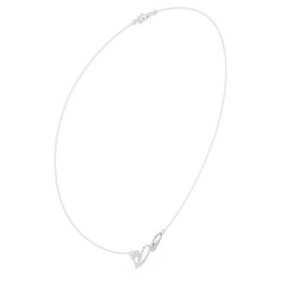 Luxury Heart Infinity Necklace Diamond Love Symbol Jewelry Gift For Her Forever Love