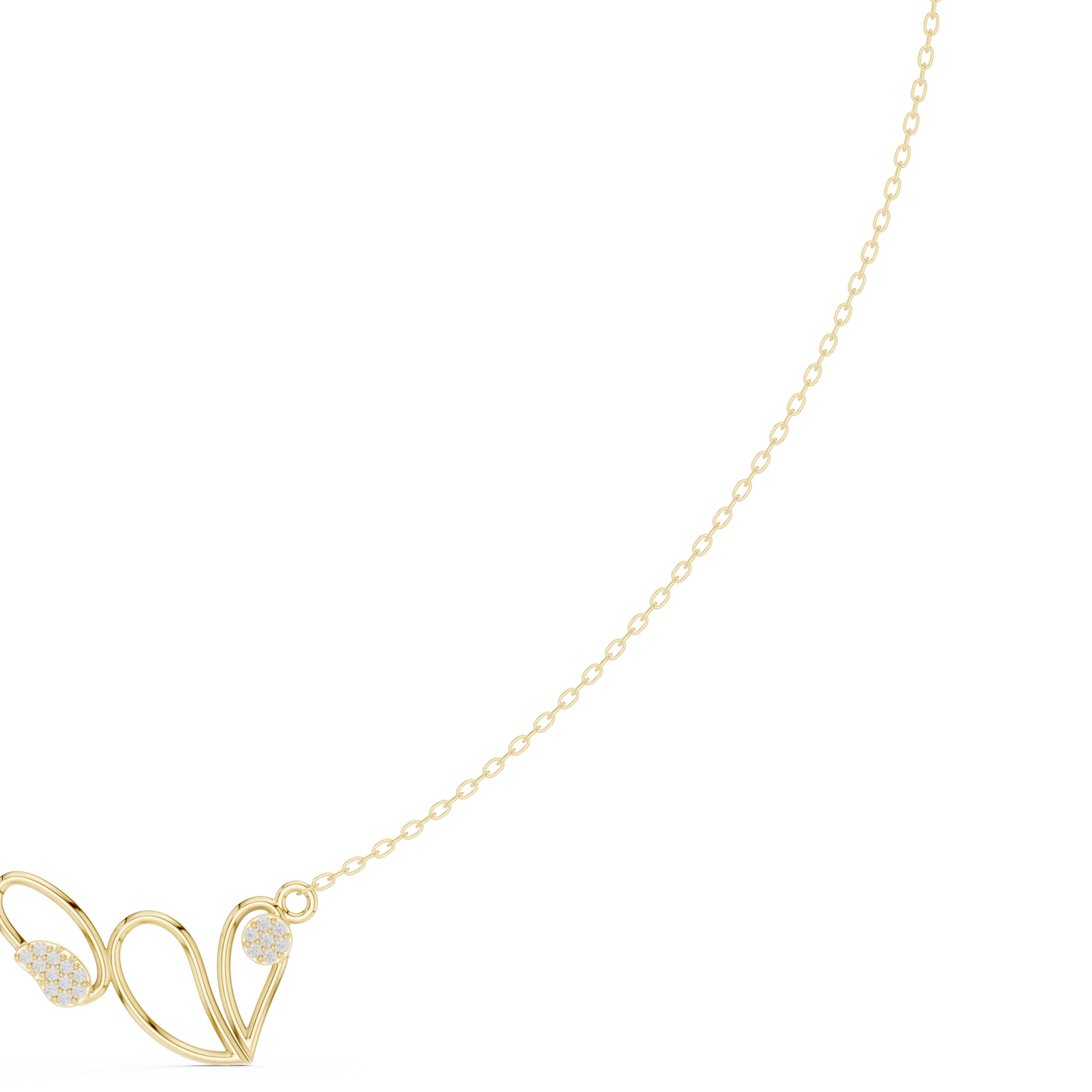 Luxury Heart Infinity Necklace Diamond Love Symbol Jewelry Gift For Her Forever Love