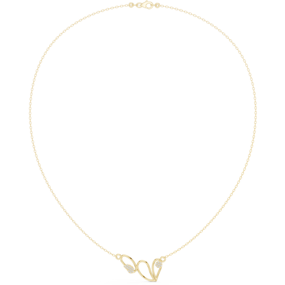 Luxury Heart Infinity Necklace Diamond Love Symbol Jewelry Gift For Her Forever Love