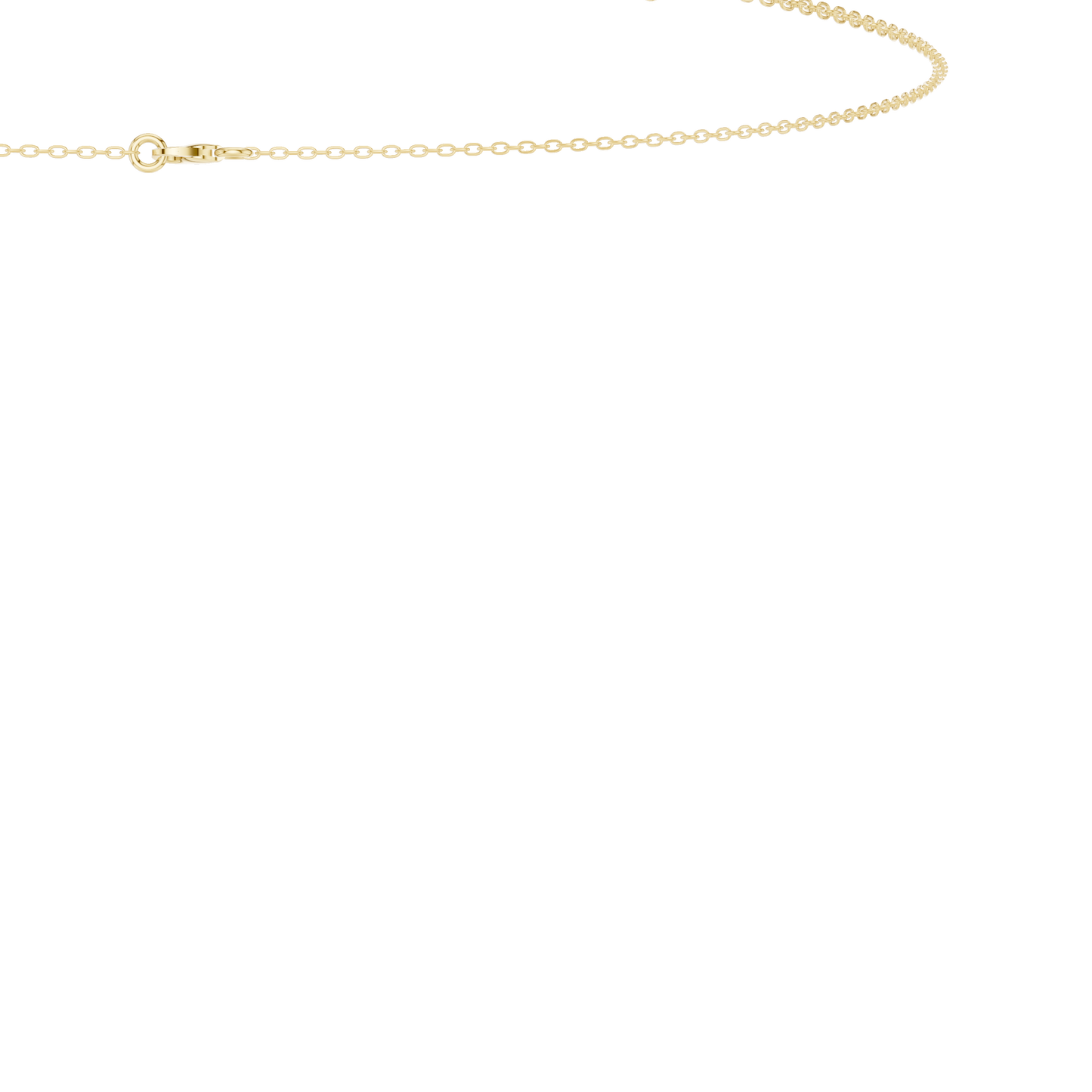 Sleek Alphabet Charm Necklace | Luxury Floating Chain Design | Personalized Daily Wear Jewelry Gift