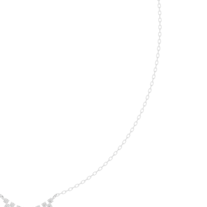 Heavenly Diamond Flow Necklace | Delicate Gold Curve | Premium Minimal Jewelry Piece