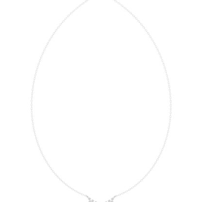 Heavenly Diamond Flow Necklace | Delicate Gold Curve | Premium Minimal Jewelry Piece