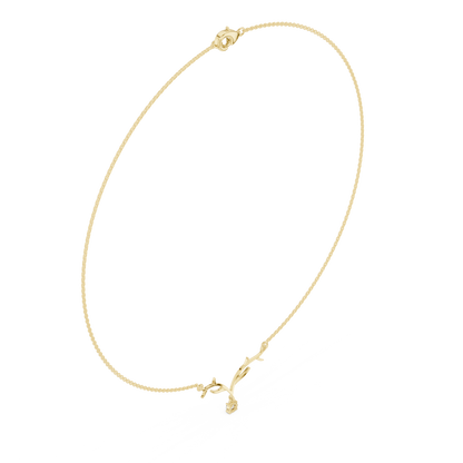 Minimalist Antler Diamond Pendant Luxury Nature Inspired Necklace Exclusive Design with Artistic Finish