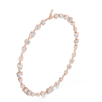 Runway Worth Diamond Necklace | Avant Shape Brilliance | Luxury Statement Crafted For Modern Royalty