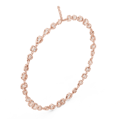 Runway Worth Diamond Necklace | Avant Shape Brilliance | Luxury Statement Crafted For Modern Royalty