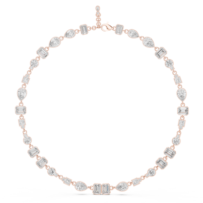 Runway Worth Diamond Necklace | Avant Shape Brilliance | Luxury Statement Crafted For Modern Royalty