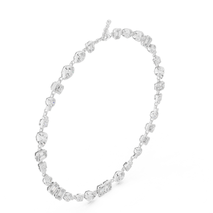 Runway Worth Diamond Necklace | Avant Shape Brilliance | Luxury Statement Crafted For Modern Royalty