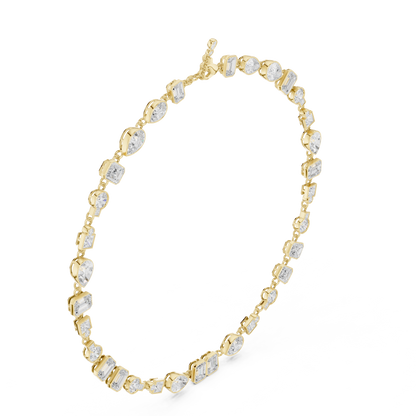 Runway Worth Diamond Necklace | Avant Shape Brilliance | Luxury Statement Crafted For Modern Royalty