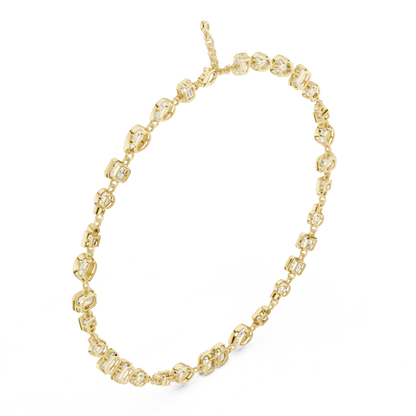 Runway Worth Diamond Necklace | Avant Shape Brilliance | Luxury Statement Crafted For Modern Royalty