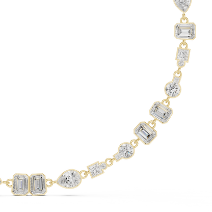 Runway Worth Diamond Necklace | Avant Shape Brilliance | Luxury Statement Crafted For Modern Royalty