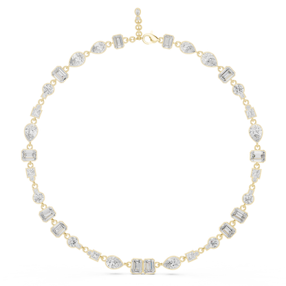Runway Worth Diamond Necklace | Avant Shape Brilliance | Luxury Statement Crafted For Modern Royalty