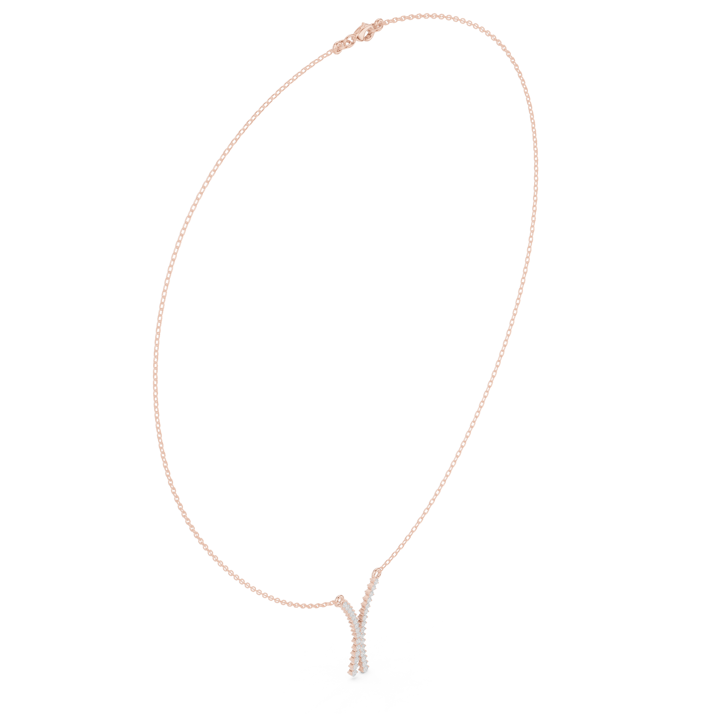 Serene Knot Diamond Pendant | Minimal Chain Artistic Jewelry | Luxury Present For Modern Souls