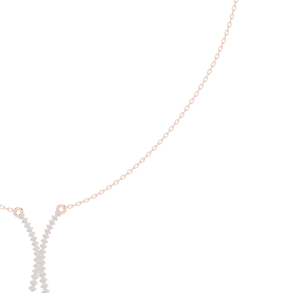 Serene Knot Diamond Pendant | Minimal Chain Artistic Jewelry | Luxury Present For Modern Souls