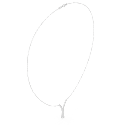 Serene Knot Diamond Pendant | Minimal Chain Artistic Jewelry | Luxury Present For Modern Souls