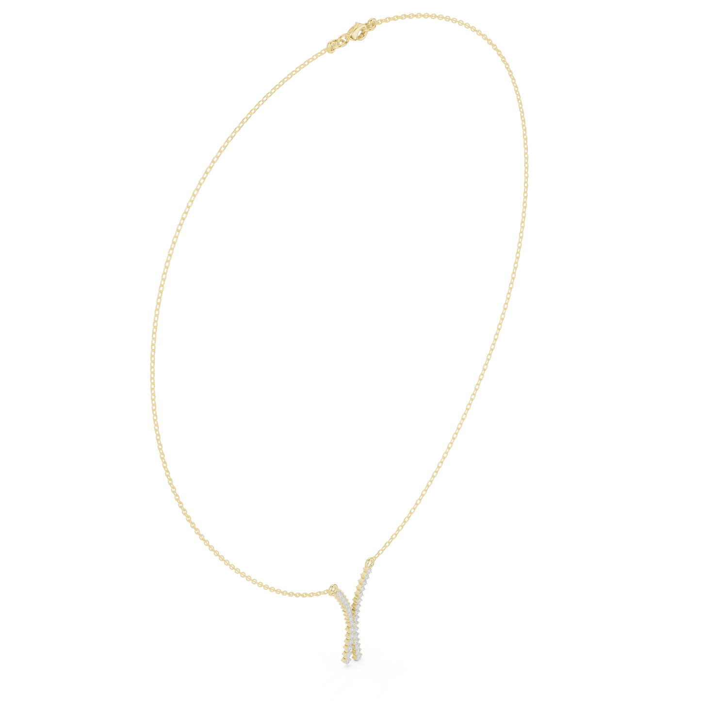 Serene Knot Diamond Pendant | Minimal Chain Artistic Jewelry | Luxury Present For Modern Souls