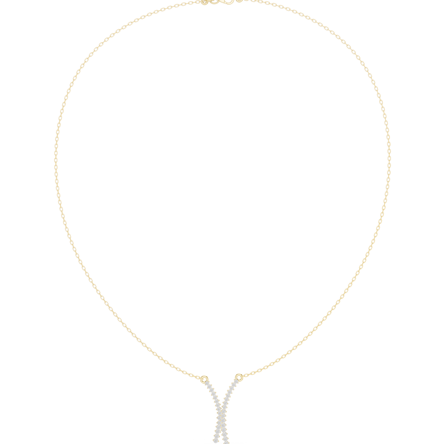 Serene Knot Diamond Pendant | Minimal Chain Artistic Jewelry | Luxury Present For Modern Souls