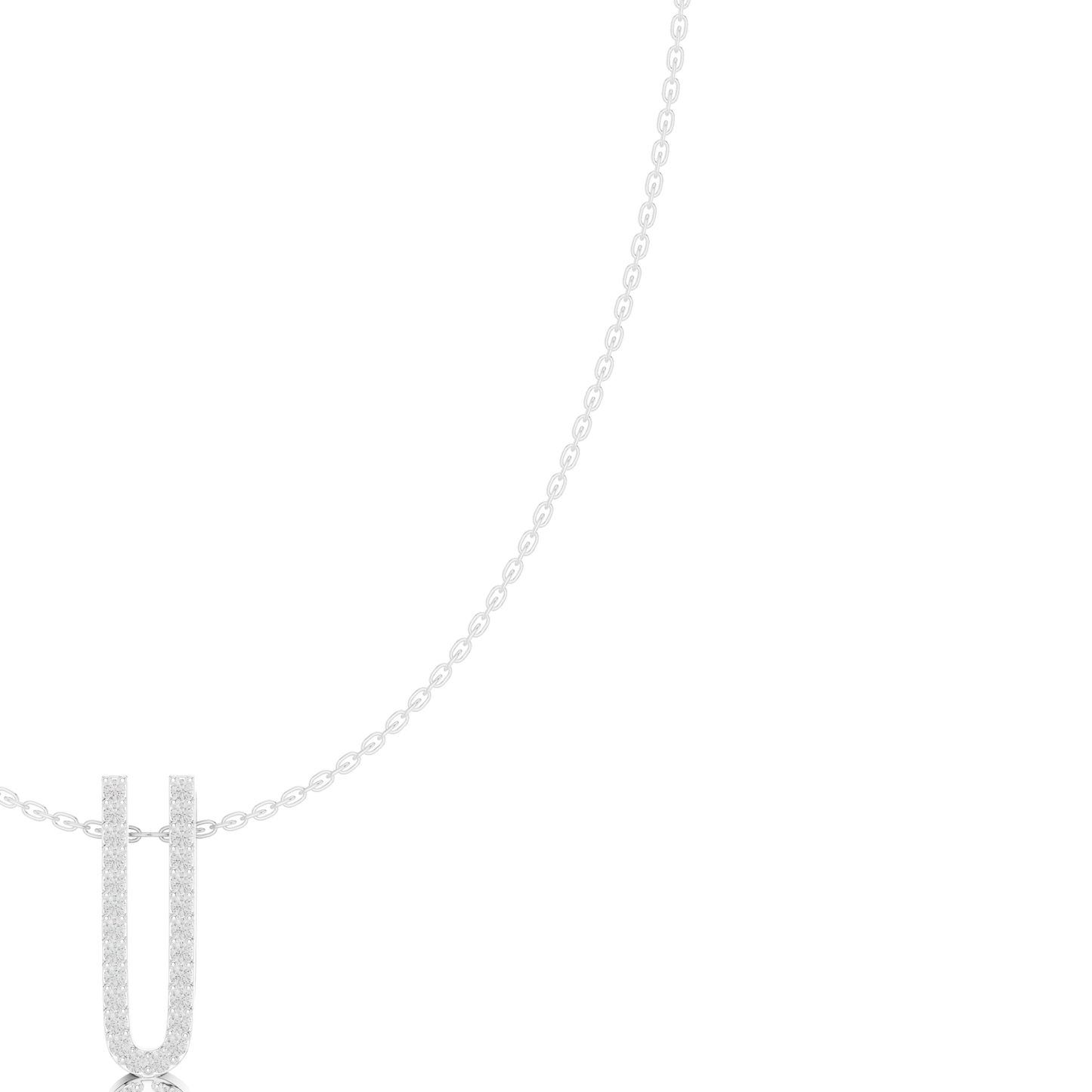 Urban Grace Diamond Pendant | Contemporary Fine Jewelry Look | Exclusive Silver Necklace For Elite Styling