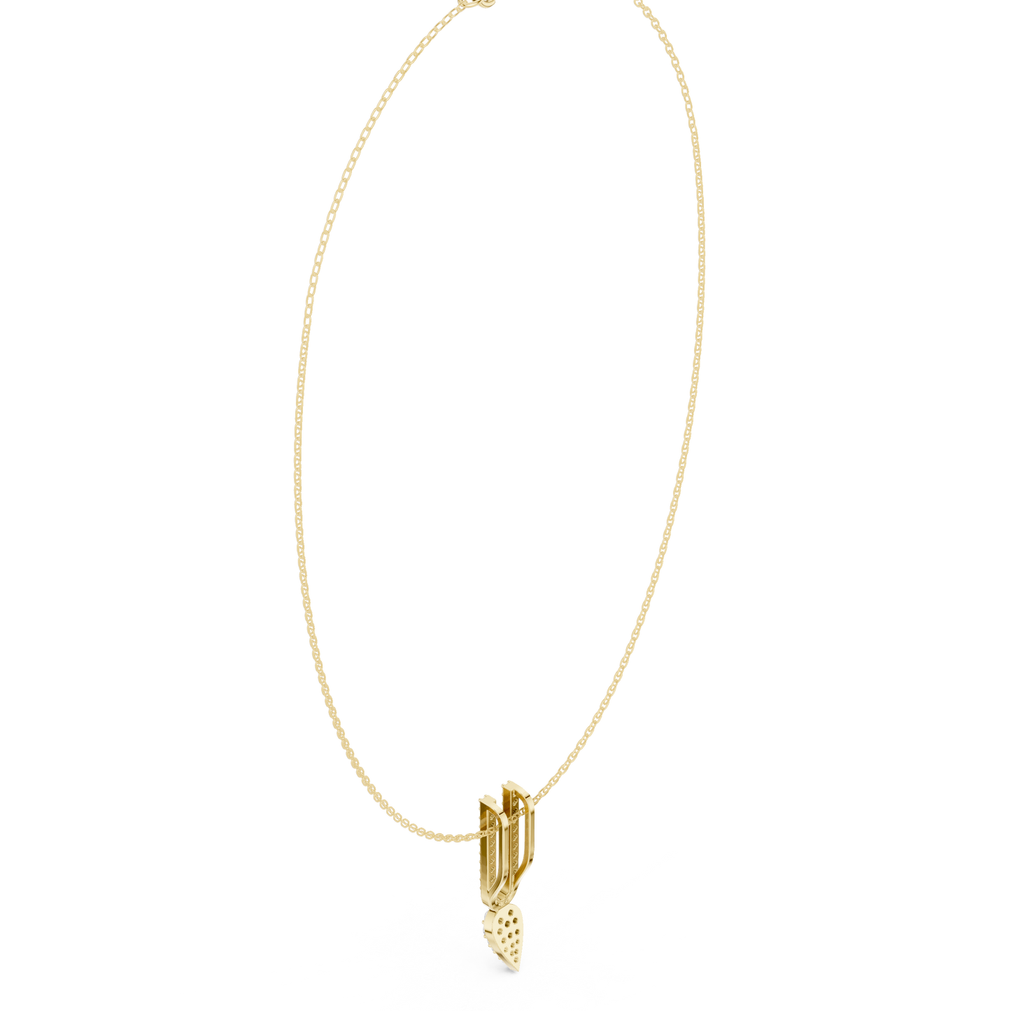 Urban Grace Diamond Pendant | Contemporary Fine Jewelry Look | Exclusive Silver Necklace For Elite Styling