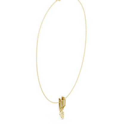 Urban Grace Diamond Pendant | Contemporary Fine Jewelry Look | Exclusive Silver Necklace For Elite Styling