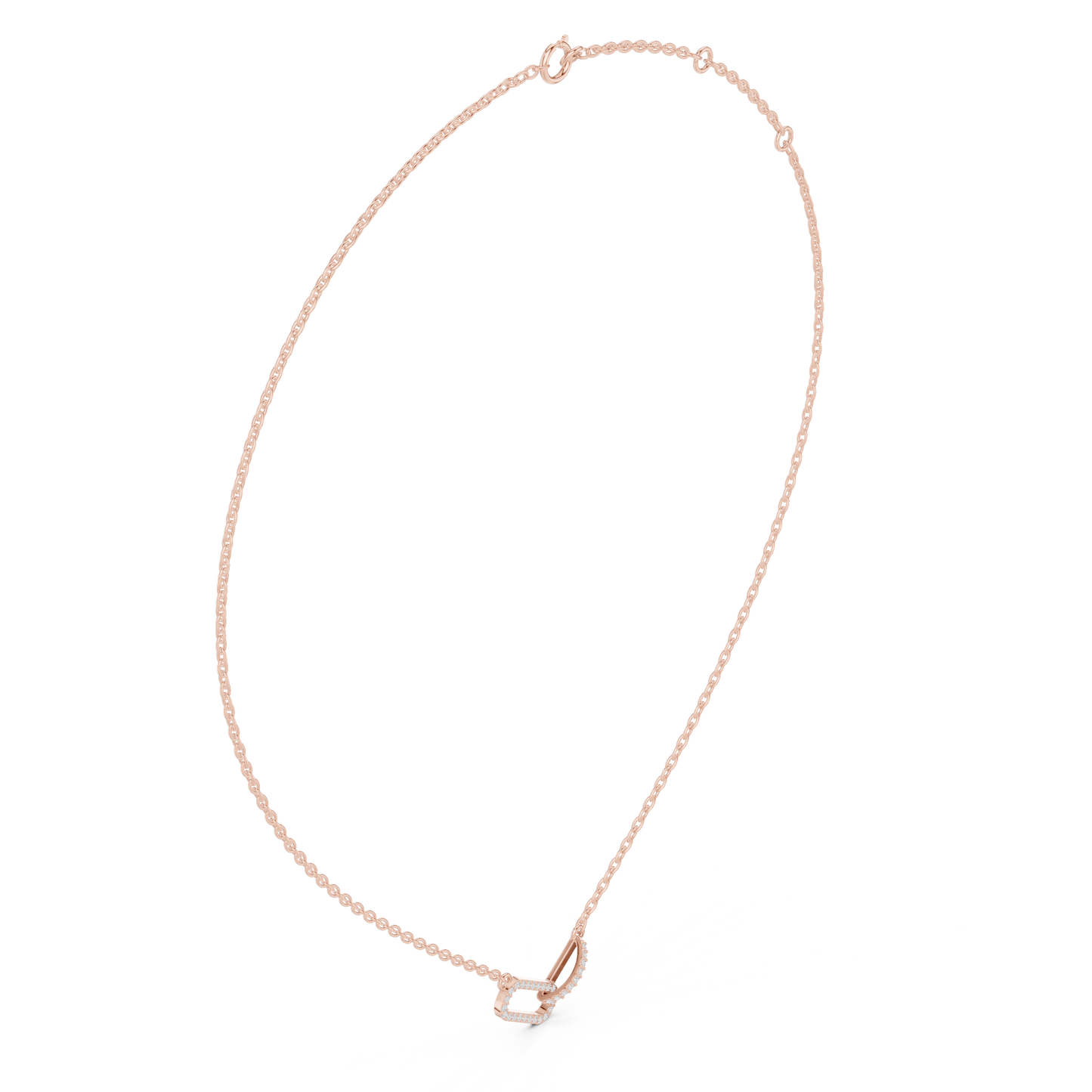 Floating Horizon Bar Necklace | Ultra Clean Chain Silhouette | Modern Statement Jewelry Piece