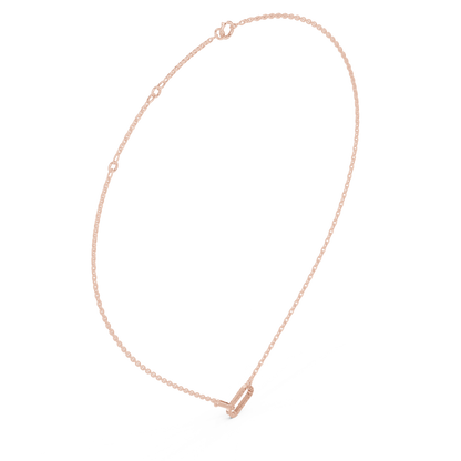 Floating Horizon Bar Necklace | Ultra Clean Chain Silhouette | Modern Statement Jewelry Piece