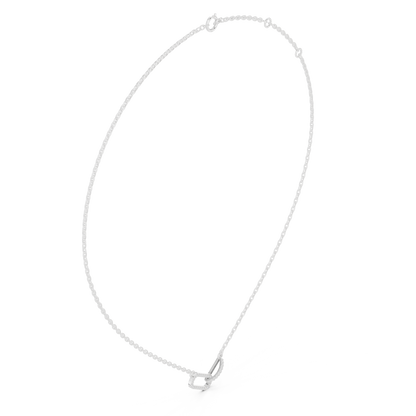 Floating Horizon Bar Necklace | Ultra Clean Chain Silhouette | Modern Statement Jewelry Piece