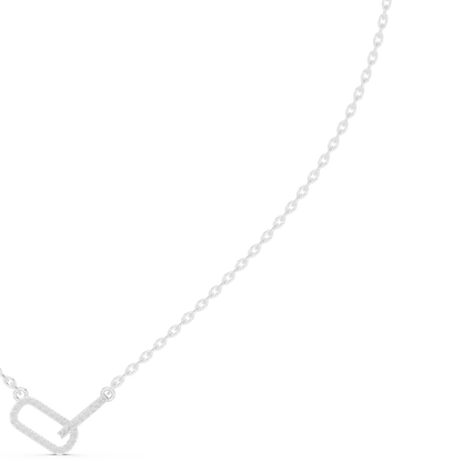 Floating Horizon Bar Necklace | Ultra Clean Chain Silhouette | Modern Statement Jewelry Piece