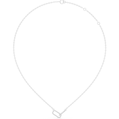 Floating Horizon Bar Necklace | Ultra Clean Chain Silhouette | Modern Statement Jewelry Piece