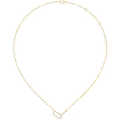 Floating Horizon Bar Necklace | Ultra Clean Chain Silhouette | Modern Statement Jewelry Piece