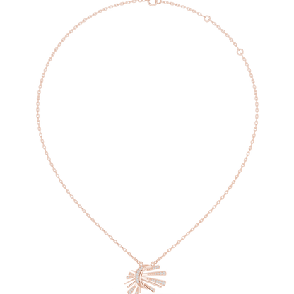 Starlit Crescent Halo Necklace | Elegant Solar Diamond Pendant | Luxury Modern Jewelry Gift Idea