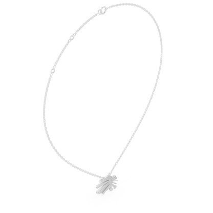 Starlit Crescent Halo Necklace | Elegant Solar Diamond Pendant | Luxury Modern Jewelry Gift Idea