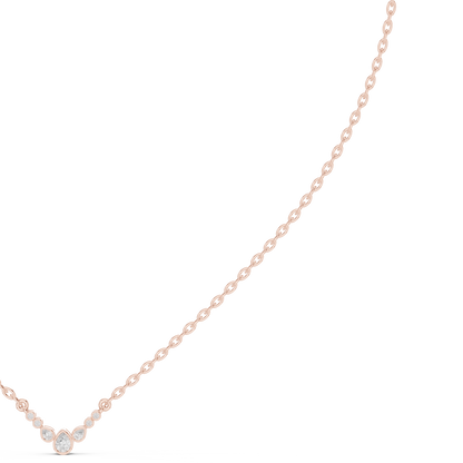 Golden glow necklace unfolds | subtle sophistication calm beauty | inspired 0by modern romantic sensibility