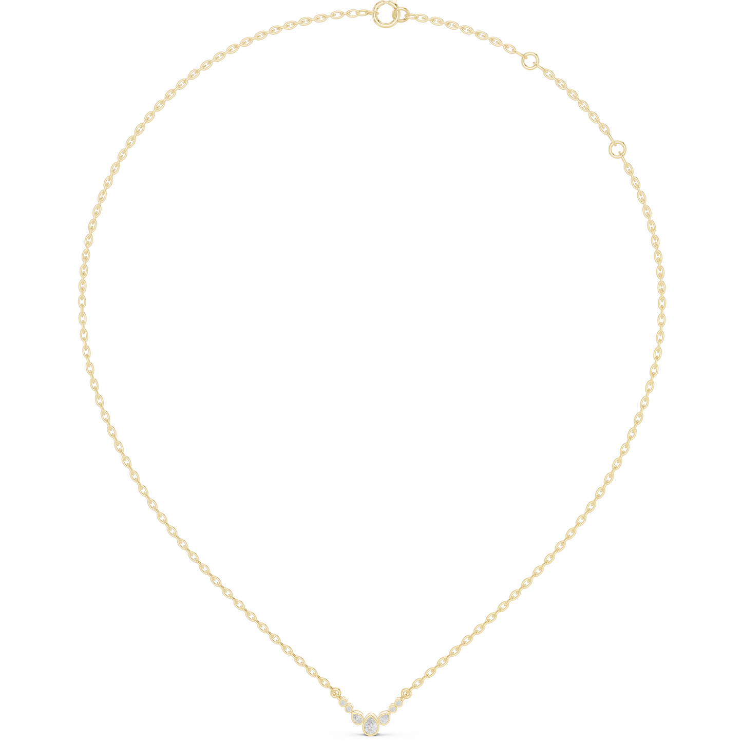 Golden glow necklace unfolds | subtle sophistication calm beauty | inspired 0by modern romantic sensibility