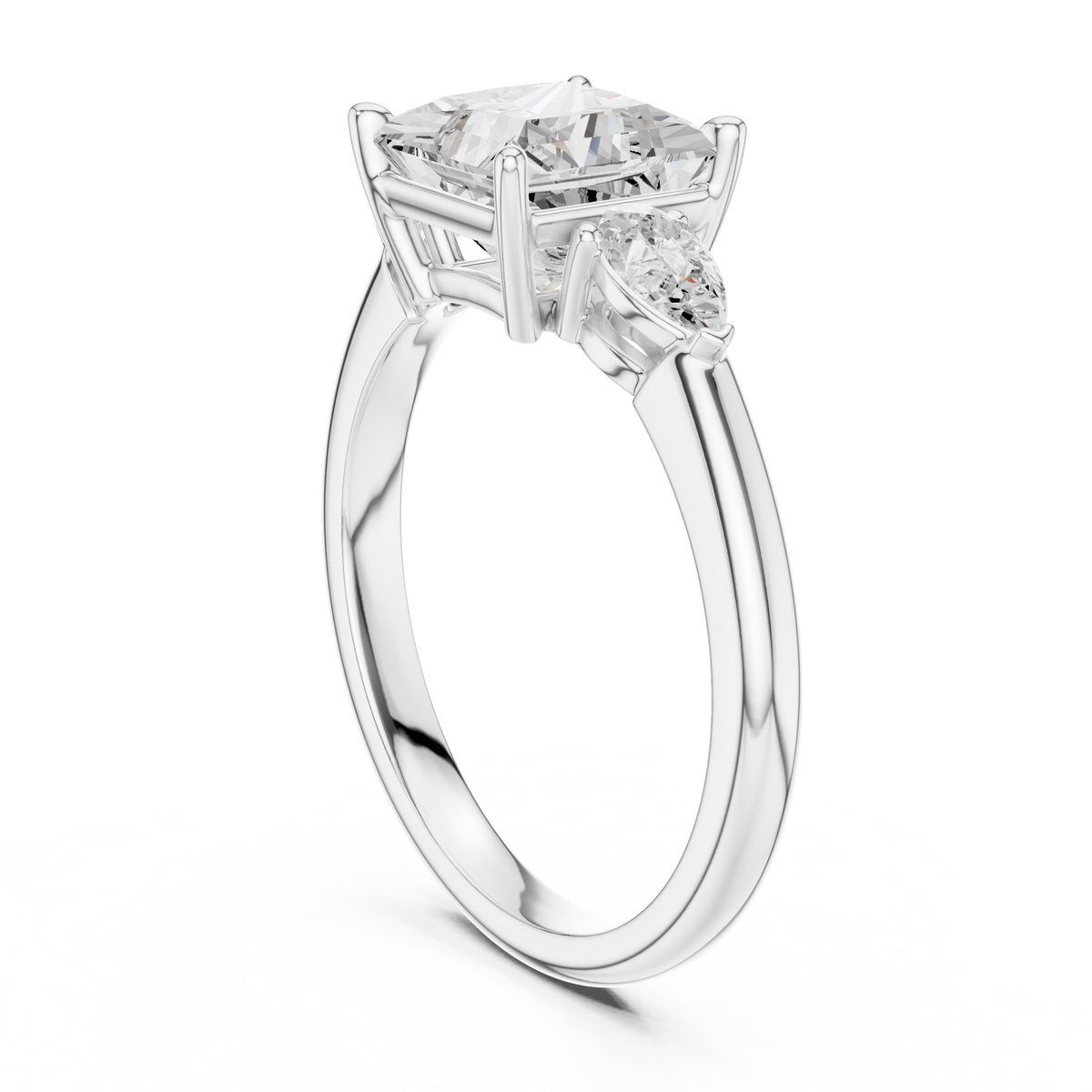Sunlight Sparkle Princess Cut Diamond