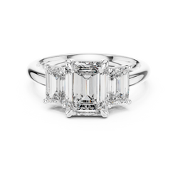 View of the ring band interior showing the hallmark and 14K gold quality stamp indicating authentic precious metal used in our handcrafted jewelry design.